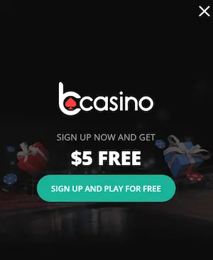 bCasino New Zealand bonuses